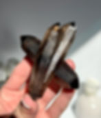 Thumbnail: 3.1” RARE Double Terminated Malawi Smoky Cluster with Window and Aegirine