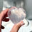 Thumbnail: 2.0” Girasol Rose Quartz Heart Great Clarity and Mini Rainbow - Madagascar