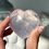 Thumbnail: 2.0” Girasol Rose Quartz Heart Great Clarity and Mini Rainbow - Madagascar