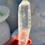 Thumbnail: 5.5” Tabular Lemurian Quartz Point with,  Phantom and Glyphs - Minas Gerais