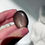 Thumbnail: 1.3” Rare Bronze Sapphire Palm Stone - India