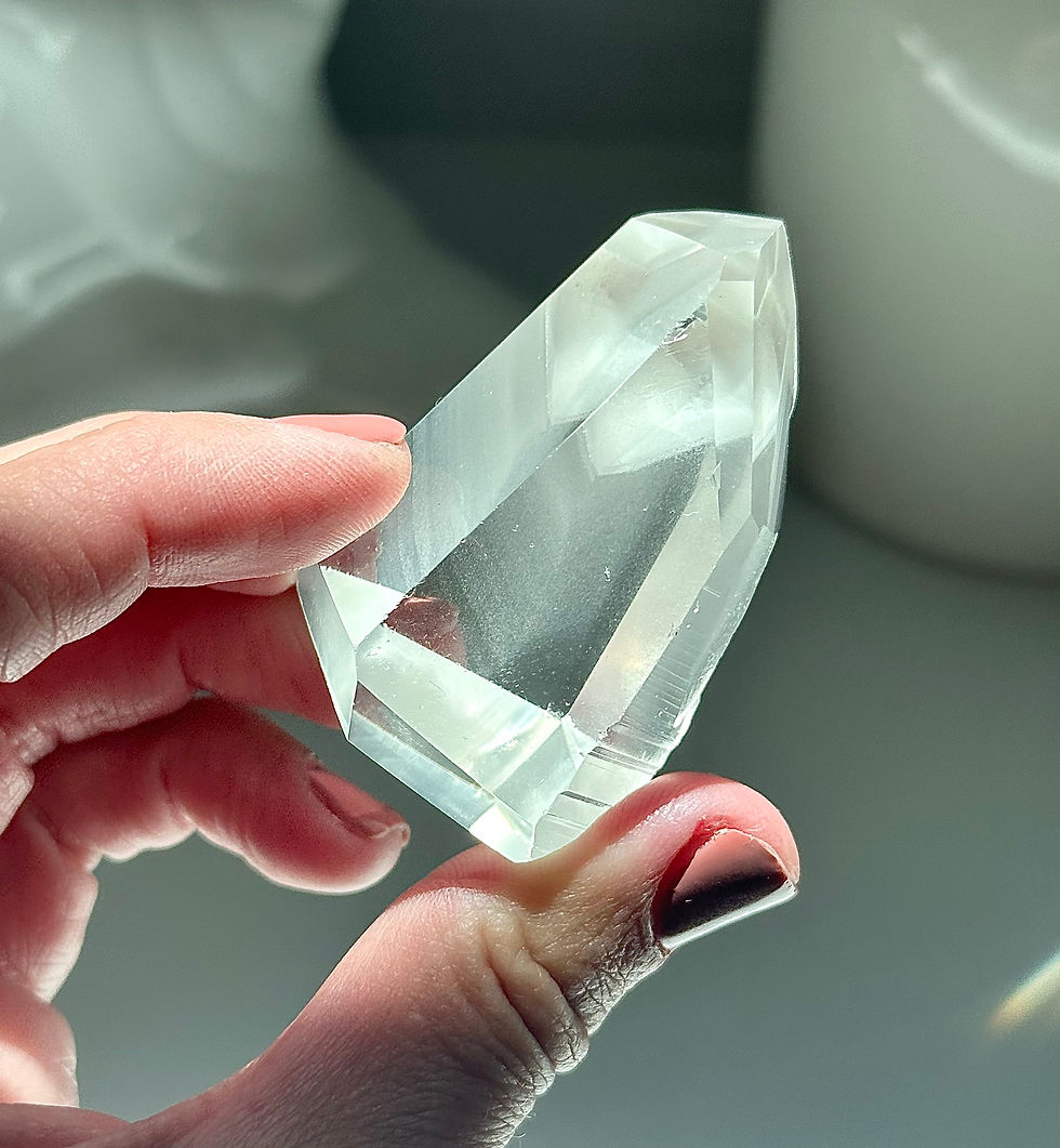 Thumbnail: 2.1” 3D PHANTOM Free Standing Lemurian Quartz Point - Brazil