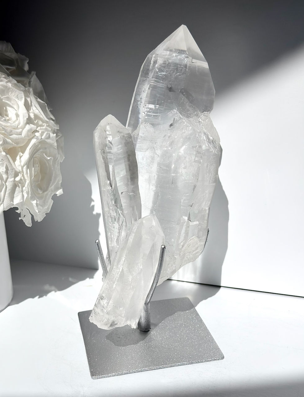 Thumbnail: 8.75” 1.6kg  Diamantina Quartz Cluster Loaded with Record Keepers