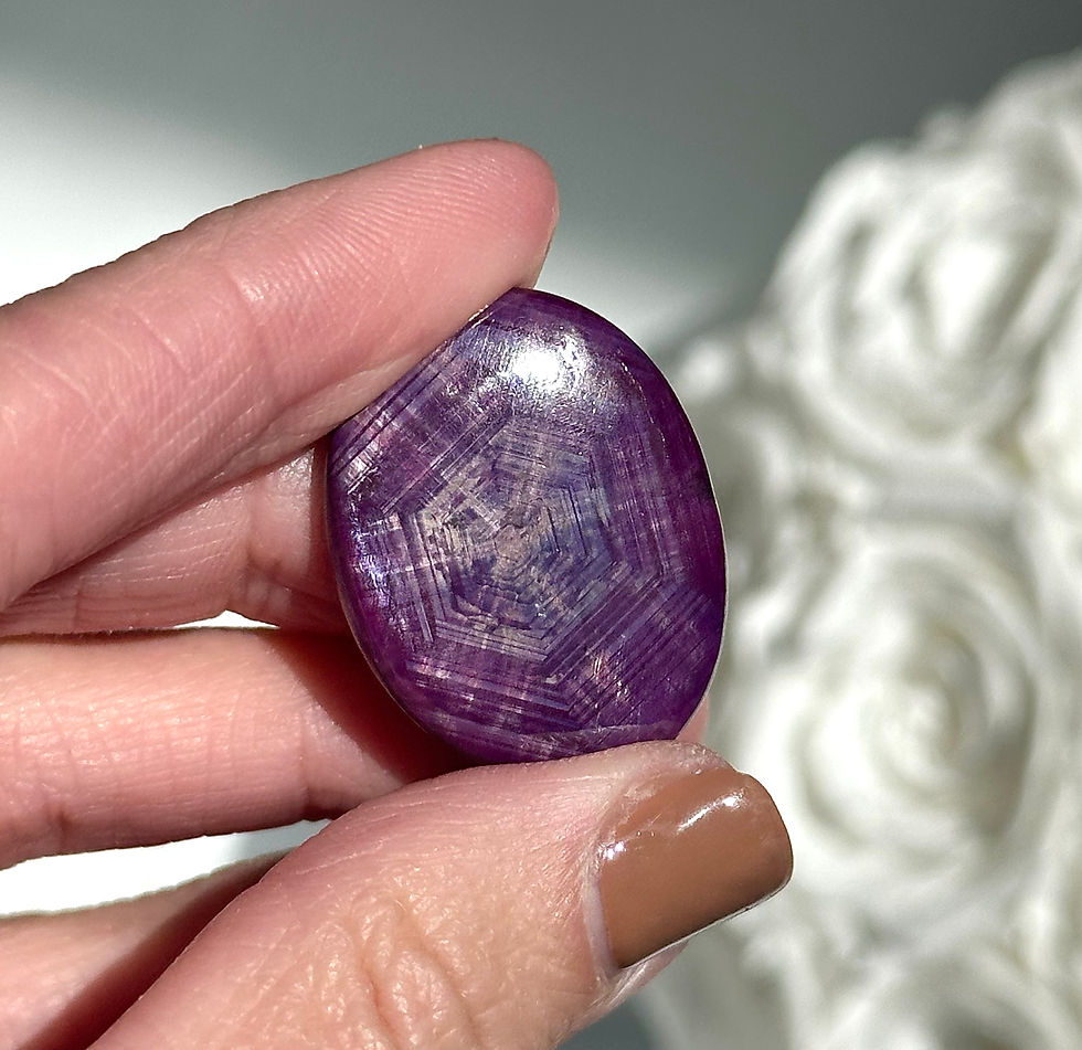 Thumbnail: 1.2” RARE Cobweb Ruby Corundrum with AMAZING Flash