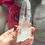 Thumbnail: 4.3” High Quality Lemurian Quartz Point with Deep Linear Ridges 