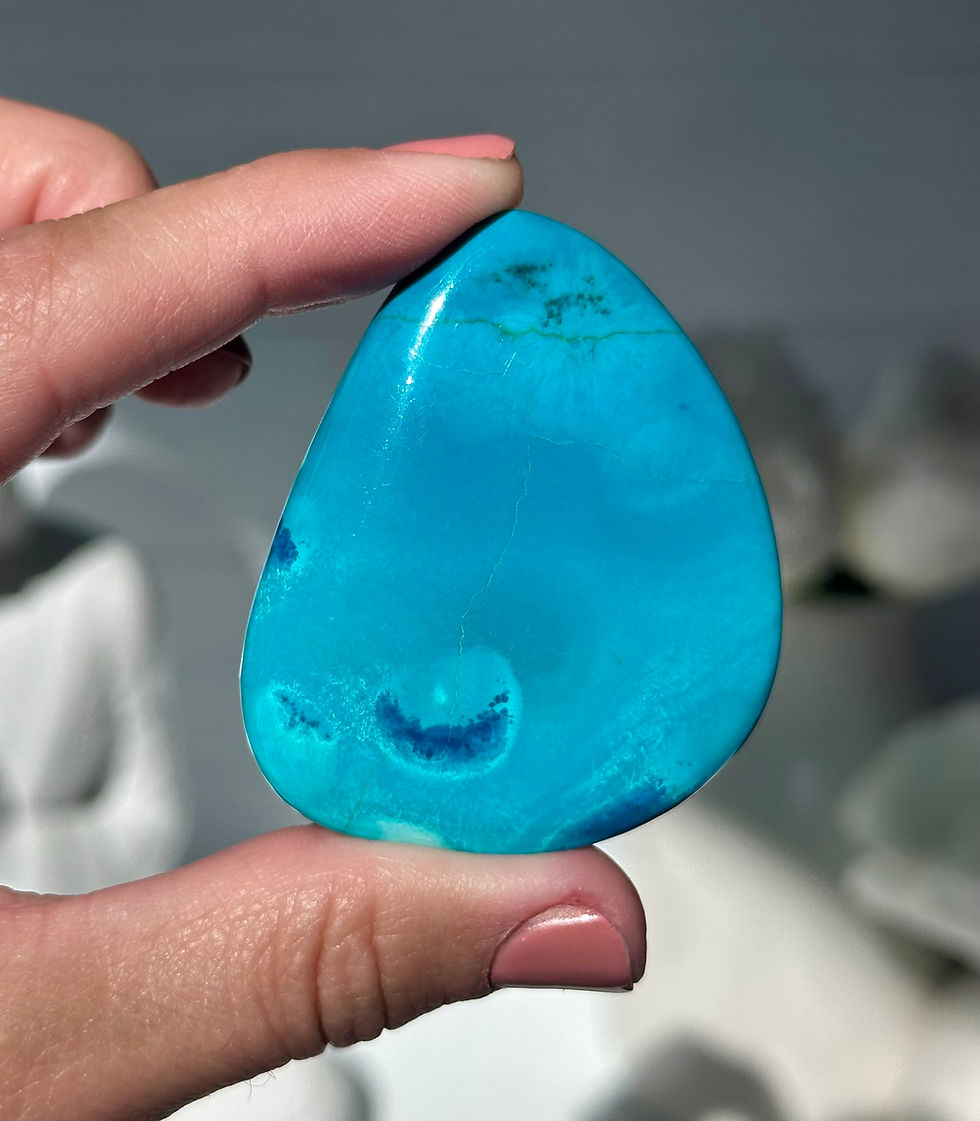 Thumbnail: 2.1” Collectors Grade Shattuckite Palm Stone - Namibia