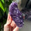 Thumbnail: 5.3” Deep Purple Juicy Amethyst Druzy - Uruguay