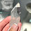 Thumbnail: 2.8” Silver Quartz Point w/ Deep etchings, Companion Crystals