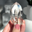 Thumbnail: 2.5"  RARE Quartz Point with XL Manifestation Crystal Inclusion and Isis Face 2.