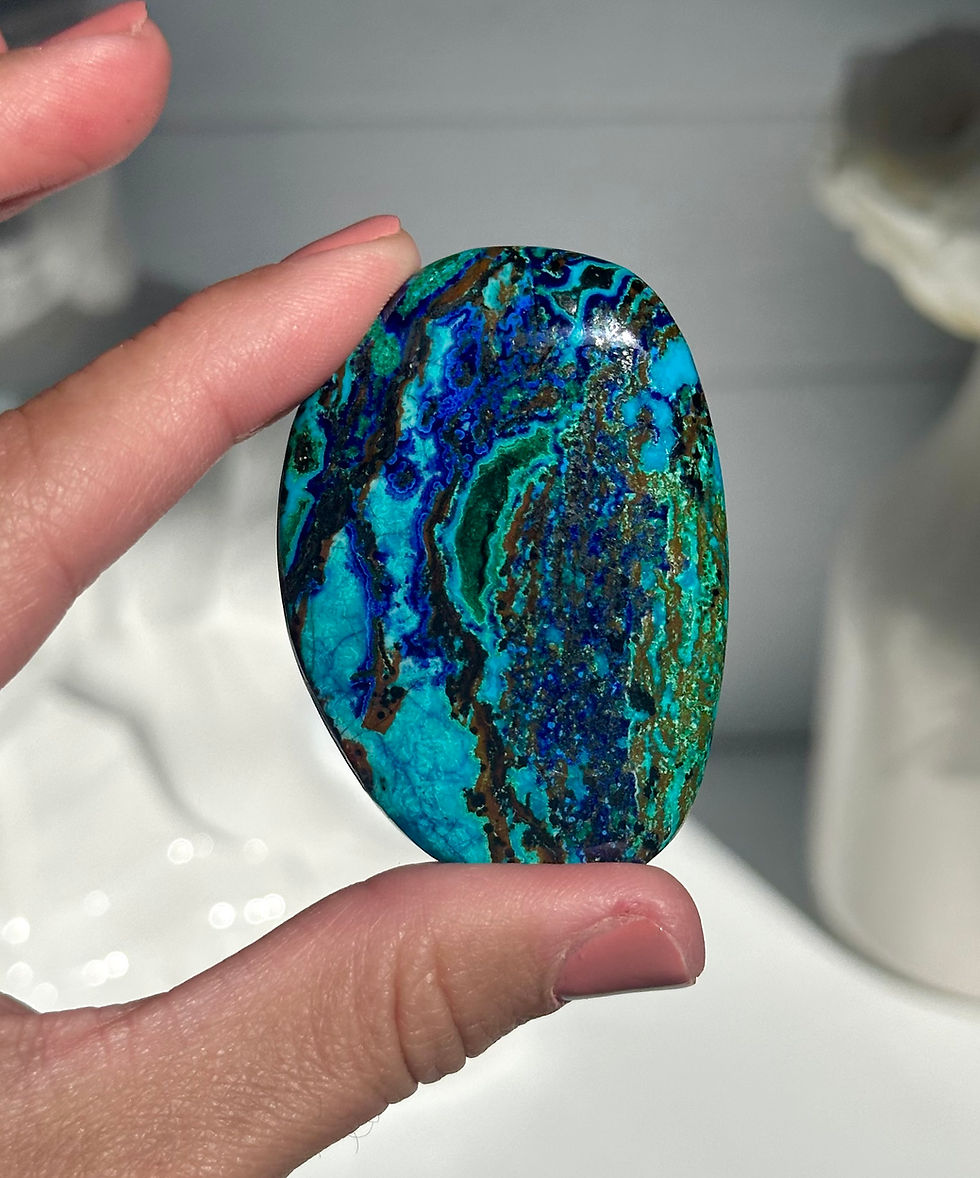 Thumbnail: 2.1”  Azurite with Malachite and Chrysocolla - Kaokoland , South Africa