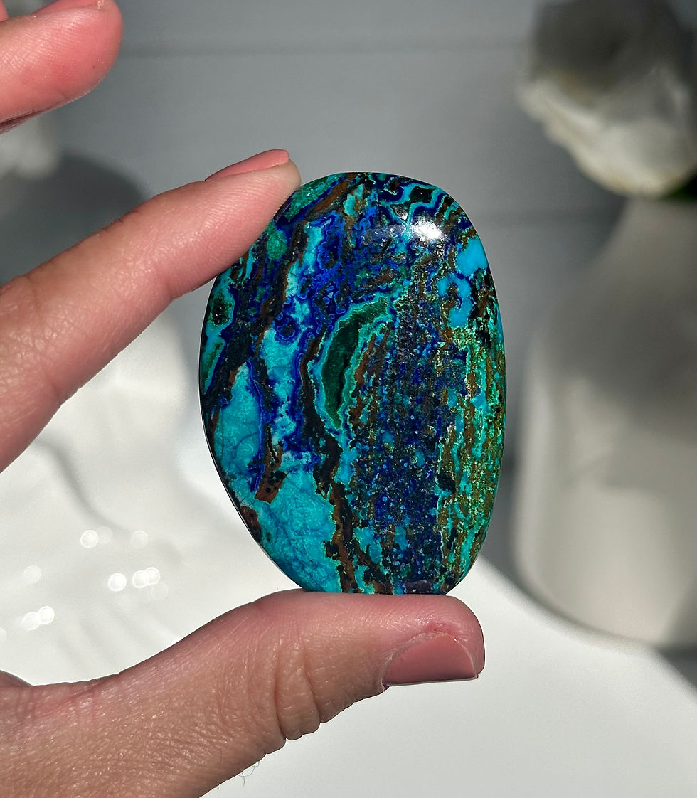 Thumbnail: 2.1”  Azurite with Malachite and Chrysocolla - Kaokoland , South Africa