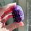 Thumbnail: 2.4” Deep Purple Amethyst Rosette Cluster - Uruguay