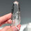 Thumbnail: Silver Quartz Point with Pyramidal and Meteor Shower Etchings and Time-Link
