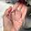 Thumbnail: 2.0” Girasol Rose Quartz Heart Great Clarity and Mini Rainbow - Madagascar