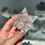 Thumbnail: 2.7” Lemurian Quartz Merkaba with Rainbow - Light Body Ascension - Brazil