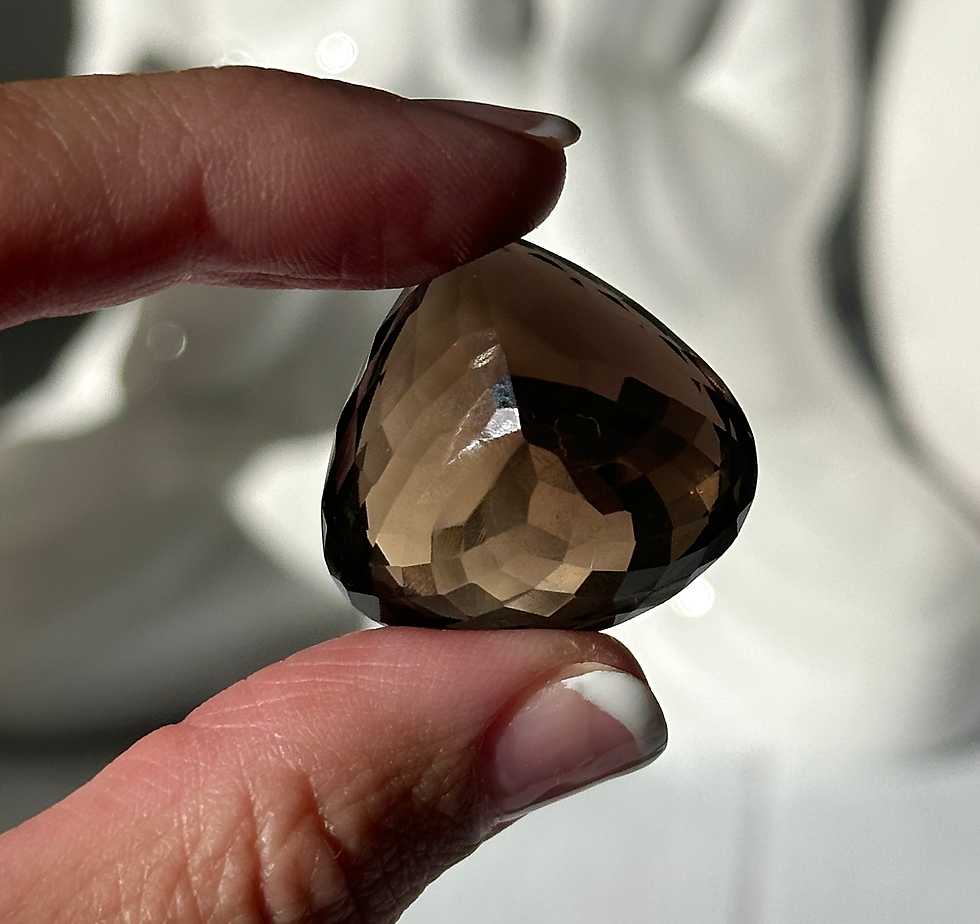 Thumbnail: 1.1’ Himalayan Smoky Quartz Faceted Gem