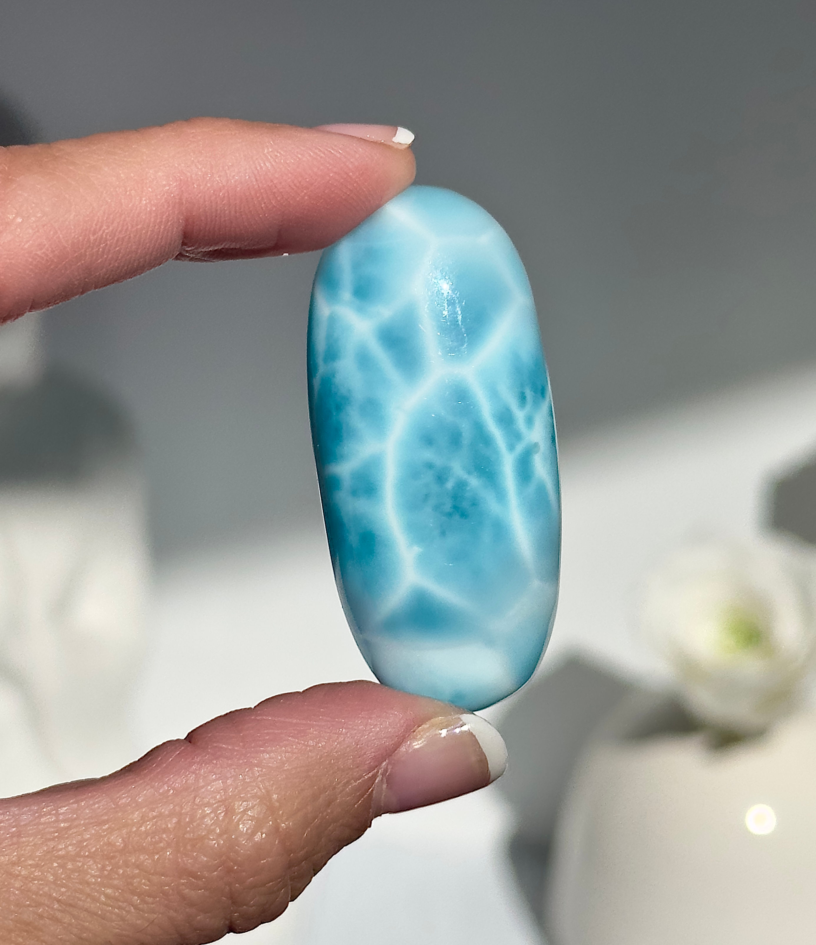 1.9” AAA Mesmerizing Larimar - Dominican Republic