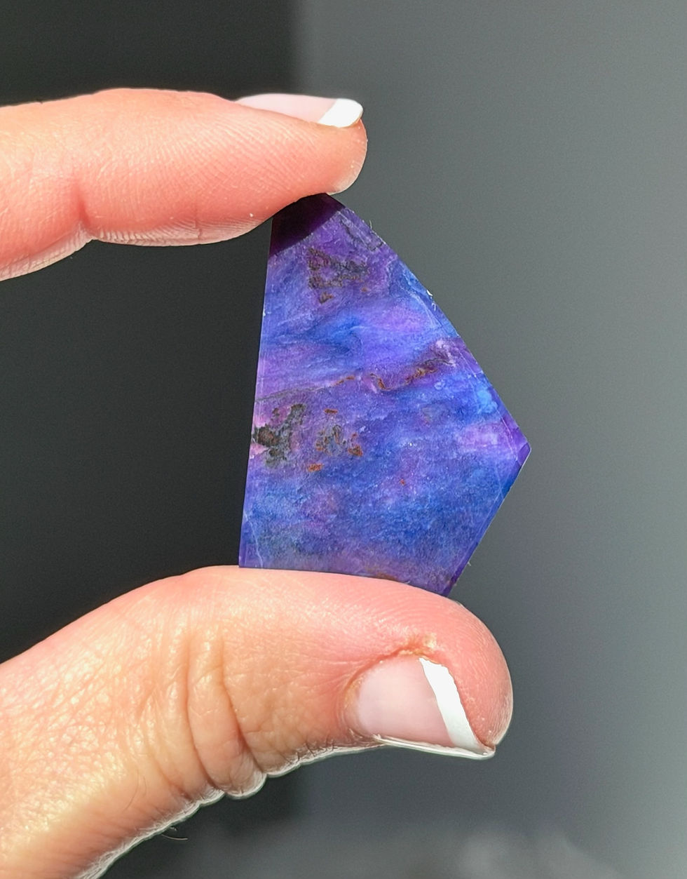 Thumbnail: 1.4”, 27.5ct. RARE High Quality Blue and Purple Sugilite with Richterite
