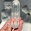 Thumbnail: 4.1” Tomás Gonzaga Starbrary Quartz w/ Meteor Shower etchings, Dots and Dashes