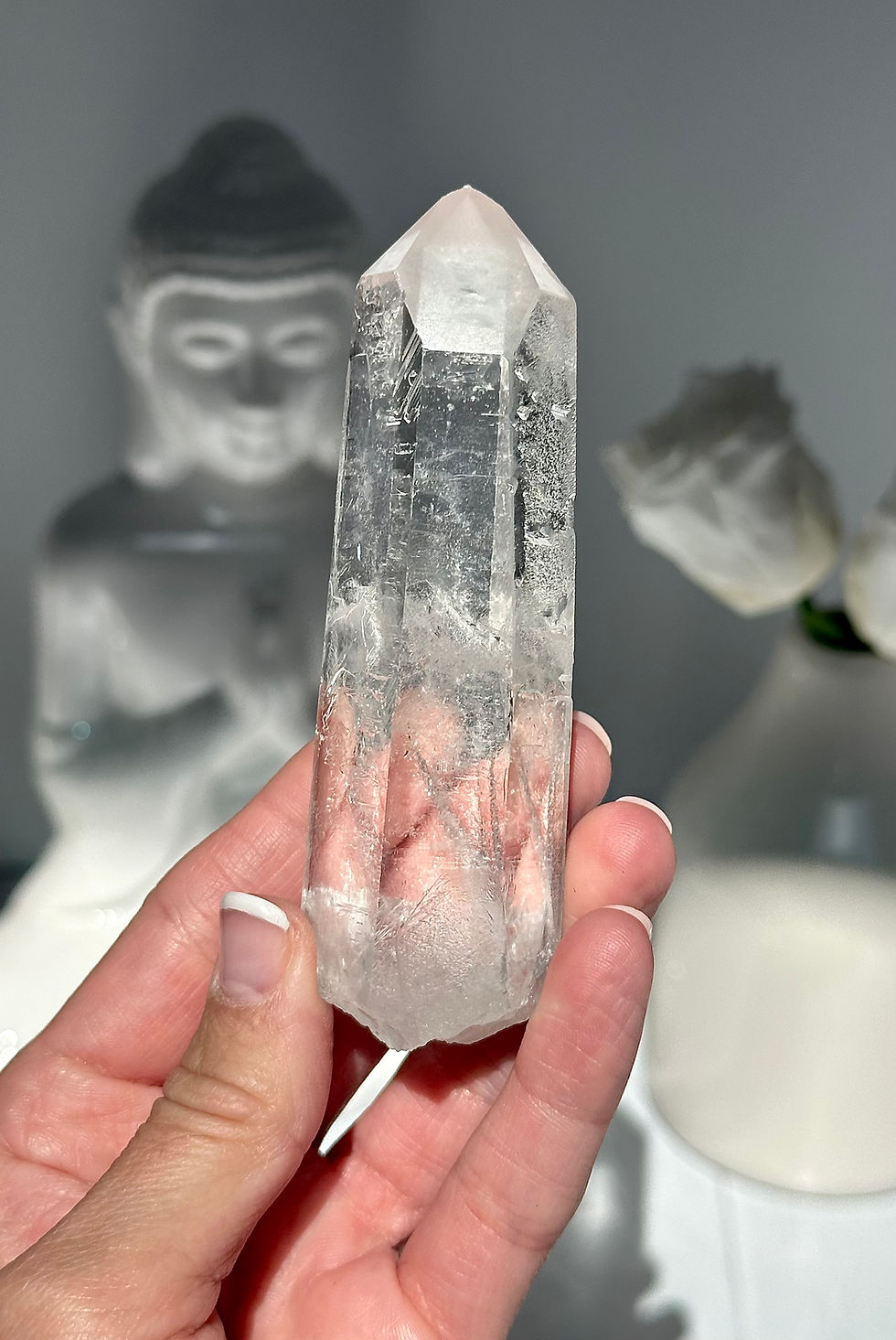 4.1” Tomás Gonzaga Starbrary Quartz w/ Meteor Shower etchings, Dots and Dashes