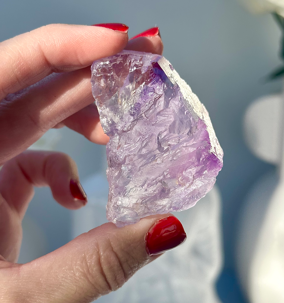 Thumbnail: 2.0” RARE Etched Lilac Amethyst - Brazil 