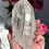 Thumbnail: 5.0” Companion Lemurian Quartz Points with Window and Linear Ridges - Brazil
