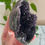 Thumbnail: 5.0” Midnight Purple Stalactite Amethyst Druzy - Uruguay