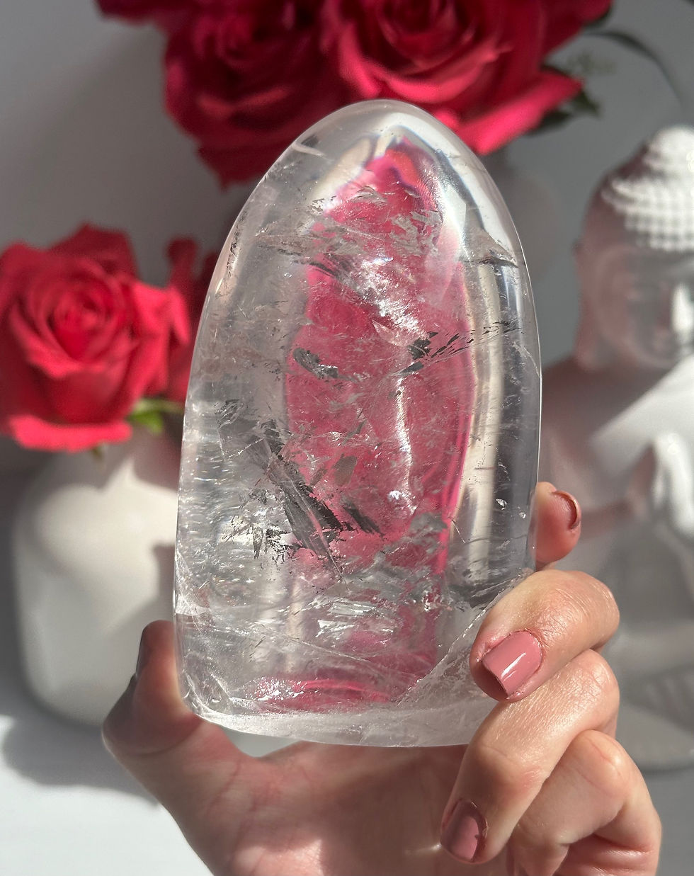 Thumbnail: 4.9” , 590g Madagascar Quartz Free Form - Madagascar