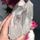 Thumbnail: 5.0” Companion Lemurian Quartz Points with Window and Linear Ridges - Brazil