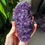 Thumbnail: 5.3” Deep Purple Juicy Amethyst Druzy - Uruguay