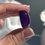 Thumbnail: 0.8” Deep Purple Phantom Amethyst - Brazil 