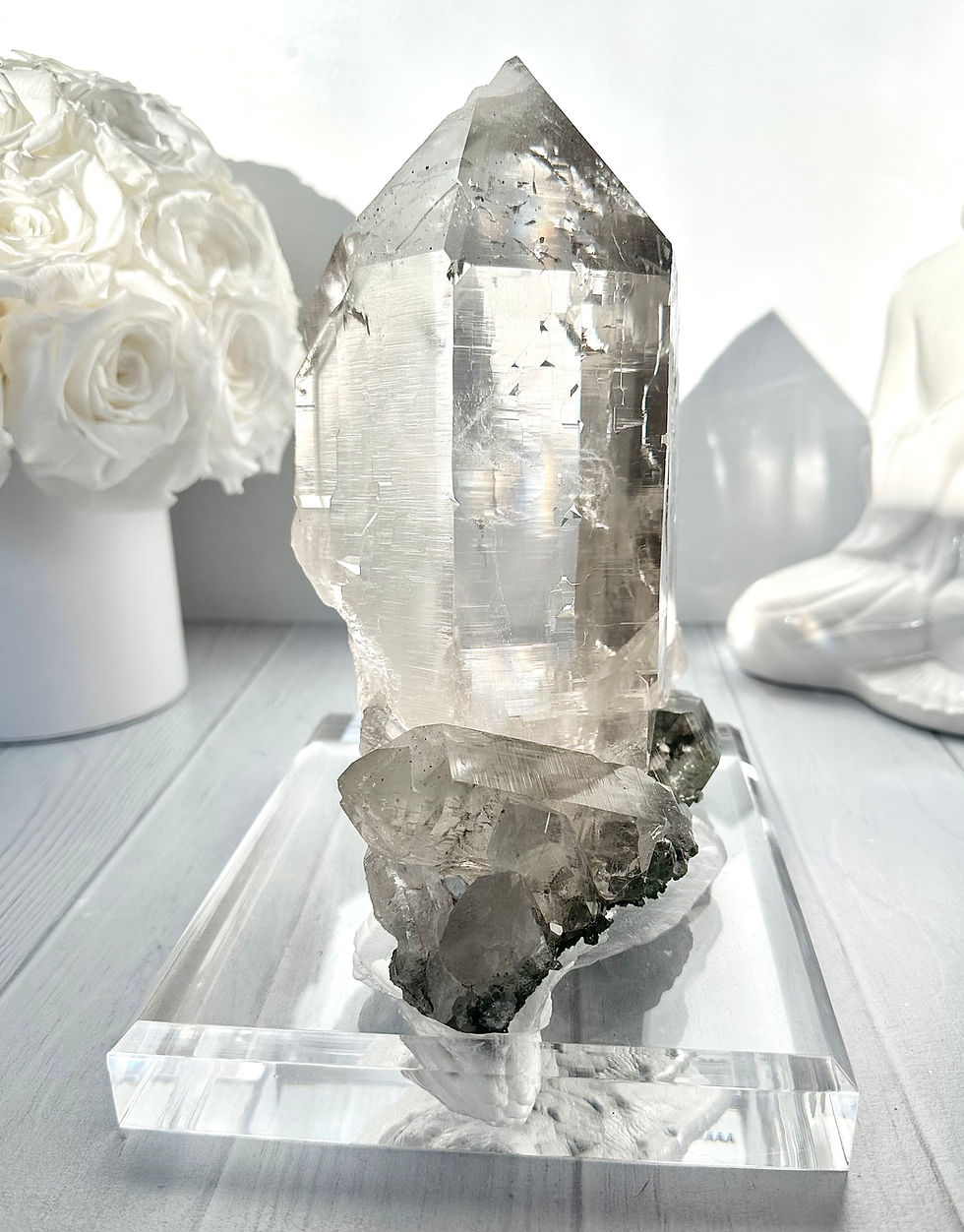 Thumbnail: 8.5”, 3.5kg High Grade Himalayan Quartz Point w/ Record Keepers and Self Healing