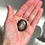 Thumbnail: 1.3” Rare Bronze Sapphire Palm Stone - India