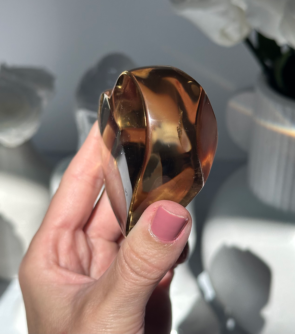 Thumbnail: 3.0” Citrine Heart Carving - Minas Gerais, Brazil