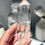 Thumbnail: 4.1” Tomás Gonzaga Starbrary Quartz w/ Meteor Shower etchings, Dots and Dashes