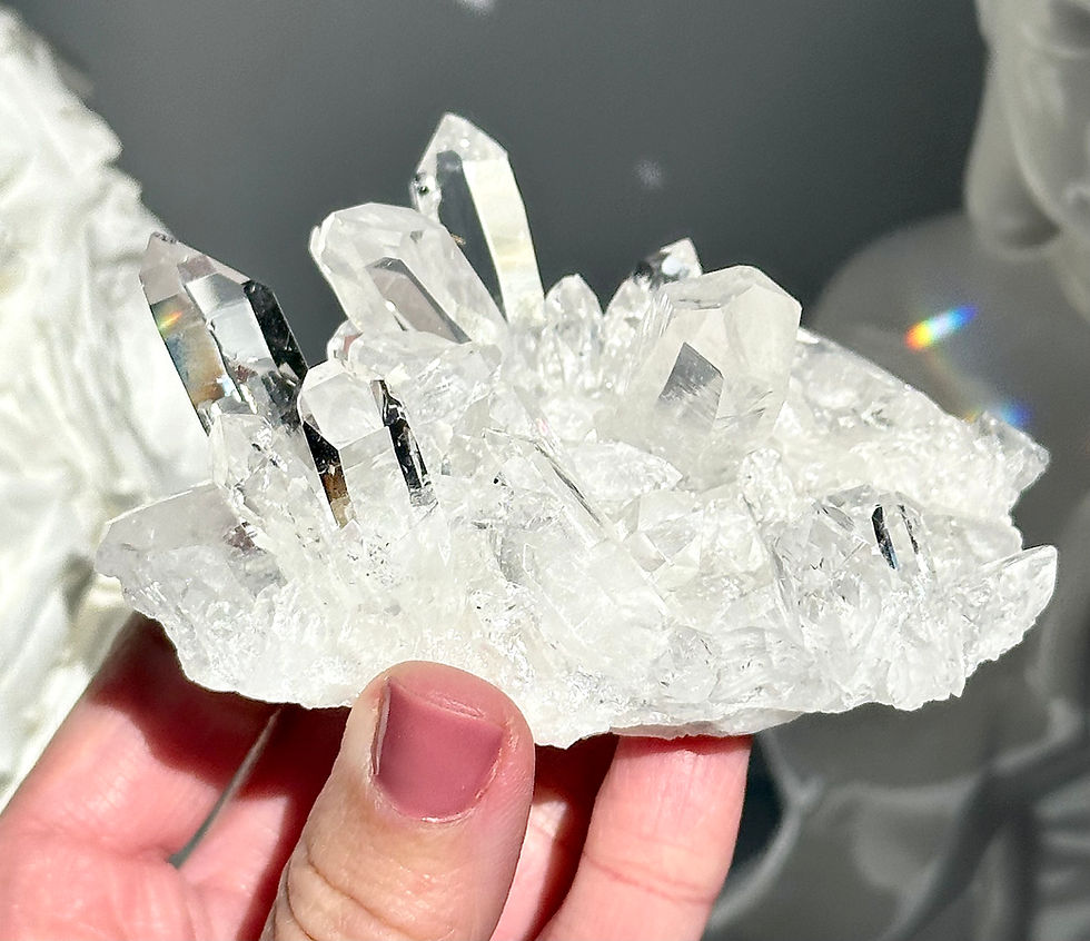 Thumbnail: 3.8” Dazzling Quartz Cluster with Etchings - Corinto, Brazil