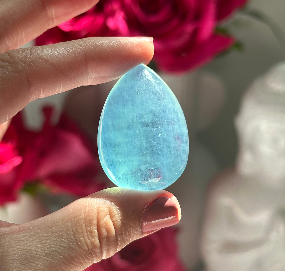 Thumbnail: 1.6 , 16g High Quality Aquamarine Tear Drop - Pakistan 