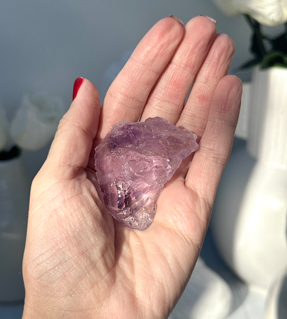 Thumbnail: 2.0” RARE Etched Lilac Amethyst - Brazil 