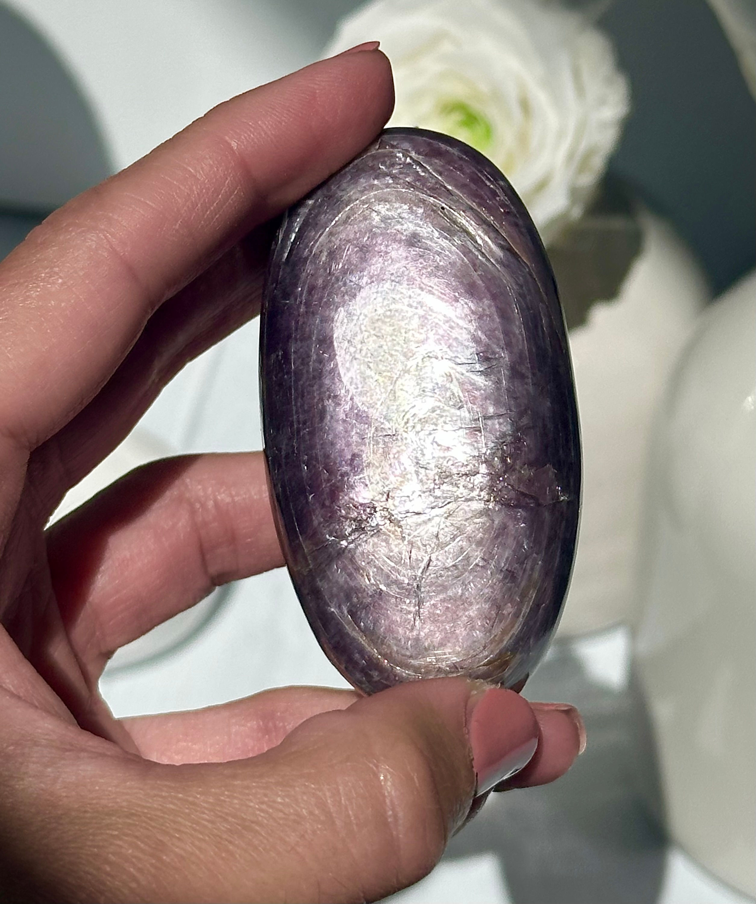 Gem Lepidolite Shiva