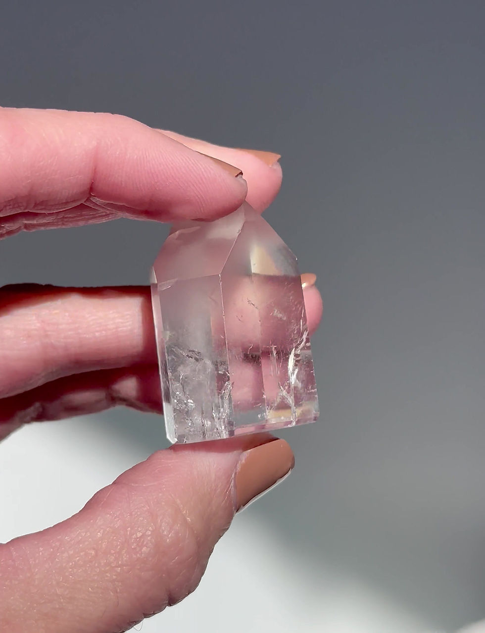 Thumbnail: 1.4” RARE Lithium Quartz Point with Great Clarity - Brazil