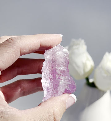 Thumbnail: 2.0”, 42g  RARE High Quality Etched Purple Kunzite - Pakistan 