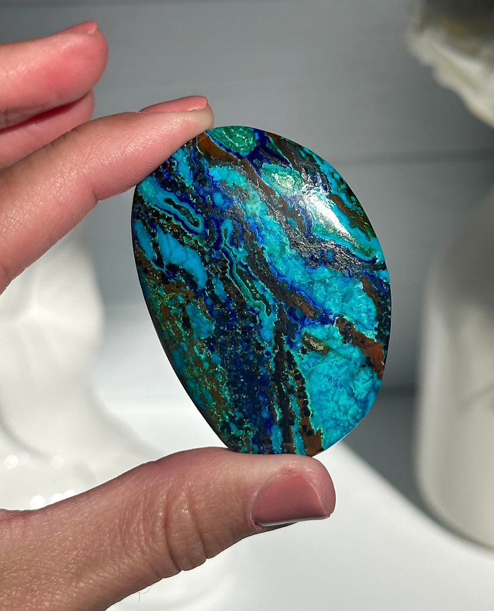 Thumbnail: 2.1”  Azurite with Malachite and Chrysocolla - Kaokoland , South Africa