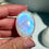 Thumbnail: High Grade Rainbow Moonstone Pocket Stone - India