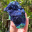 Thumbnail: 3.0” Rare Raw Dazzling Starry Night Azurite Druzy with Malachite
