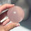 Thumbnail: 51mm” Girasol Rose Quartz Heart Great Clarity and Mini Rainbow - Madagasca
