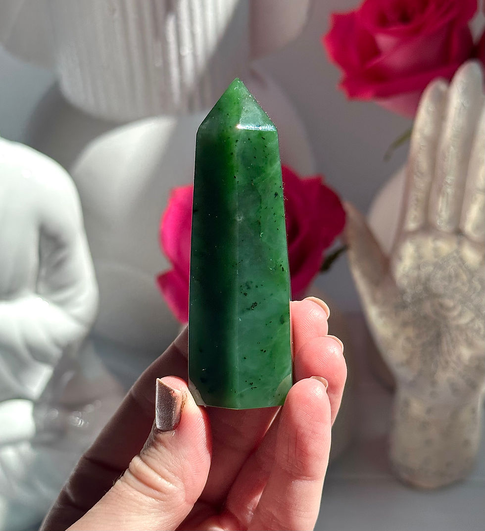 Thumbnail: 3.1” Nephrite Jade Tower - British Colombia , Canada