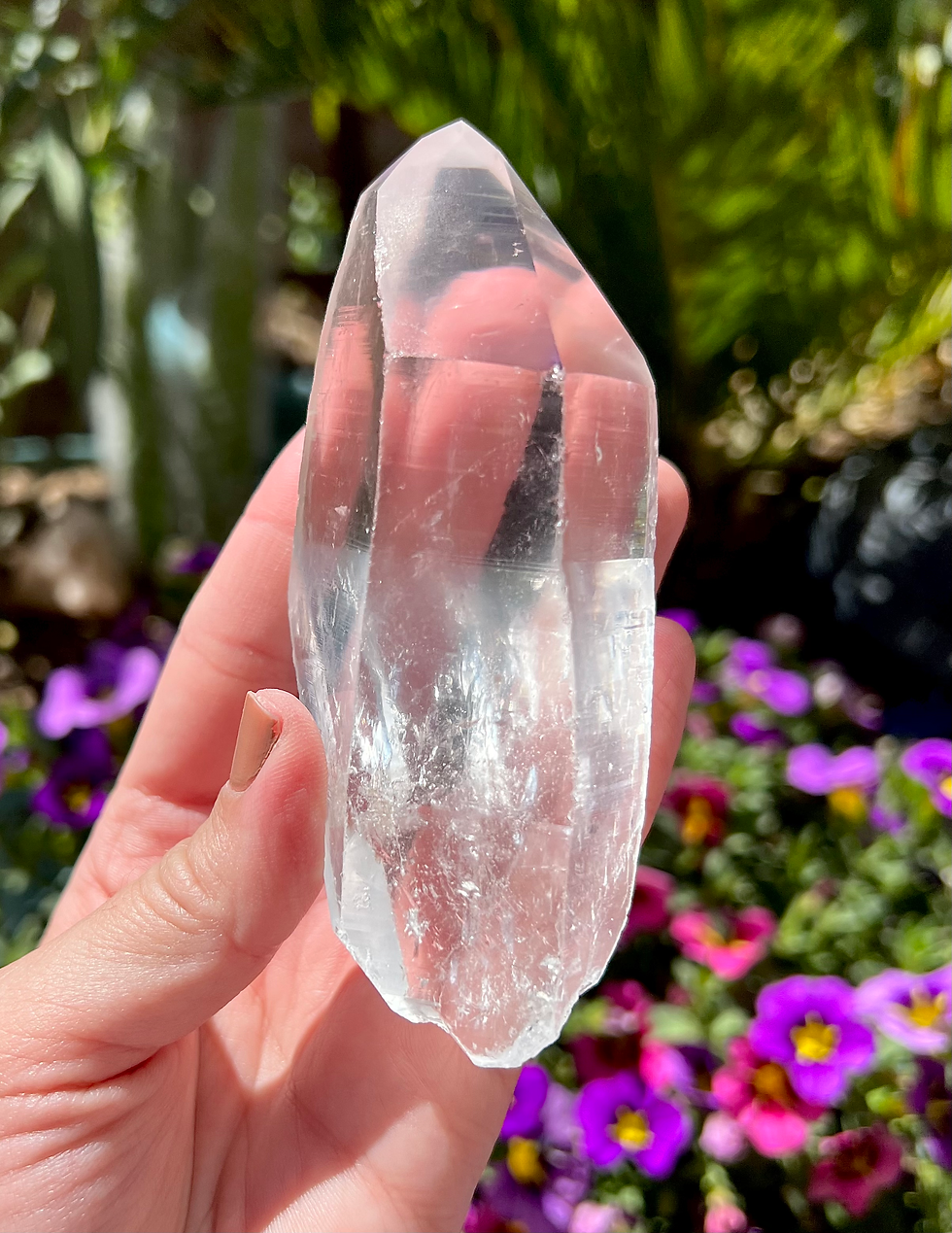 Thumbnail: 4.2” DT Lemurian w/ Linear Ridges and Self-Healing - Minas Gerais, Brazil