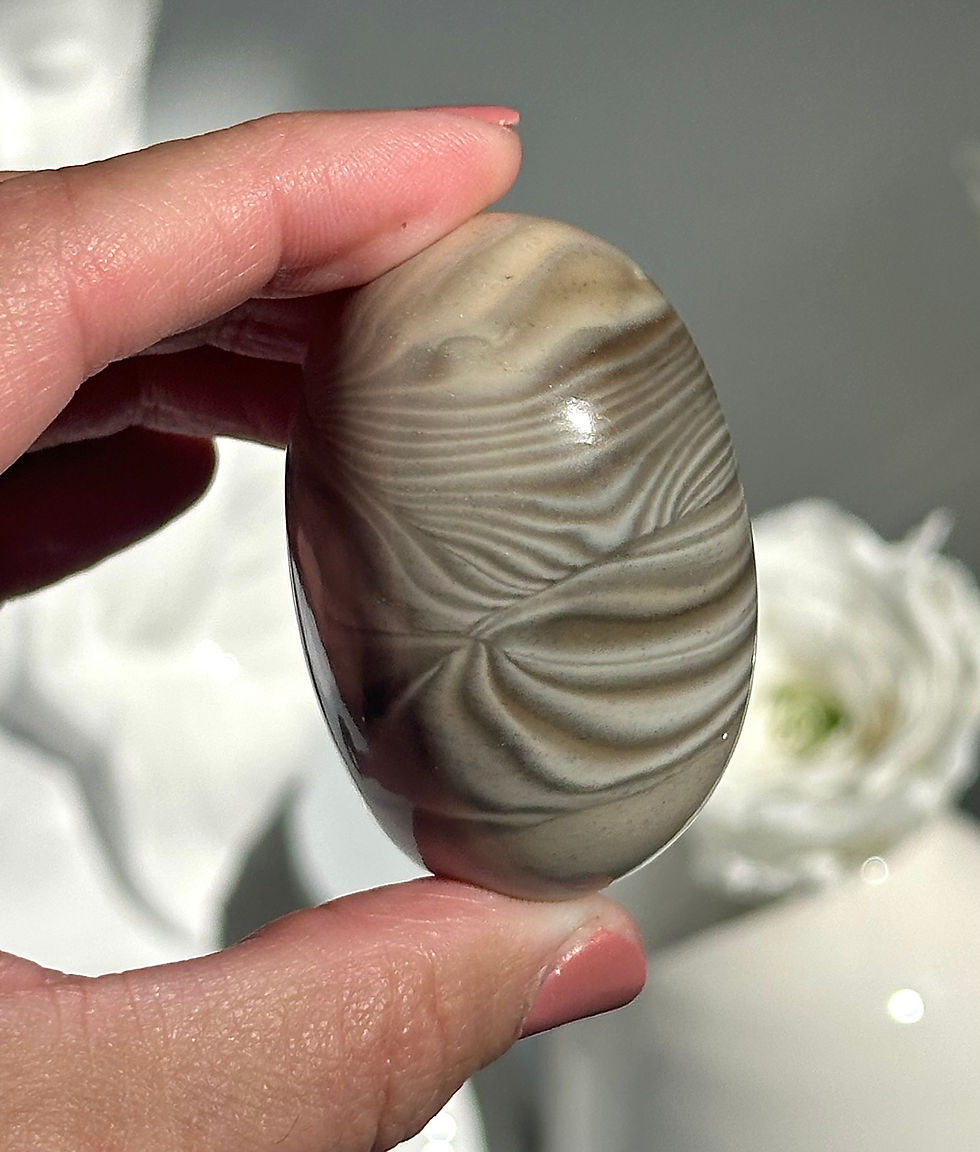 Thumbnail: 2.0” Mesmerizing Banded Flint Stone Shiva - New Find - Poland