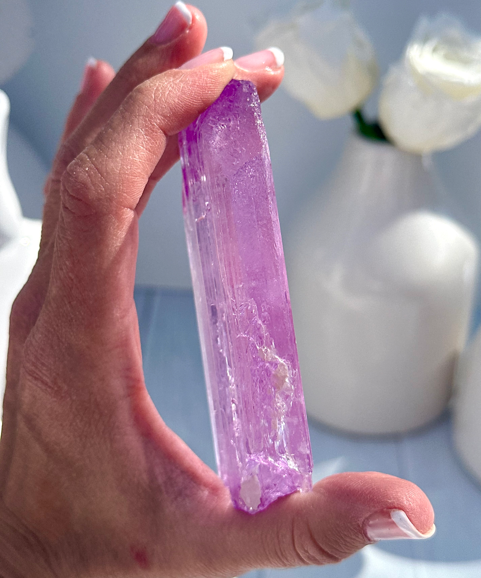 Thumbnail: 3.8”, 170g  RARE High Quality Purple Kunzite Bar - Pakistan