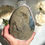 Thumbnail: 1kg , 4.5” VERY RARE Amethyst Stand with Etched Calcite Point - Uruguay